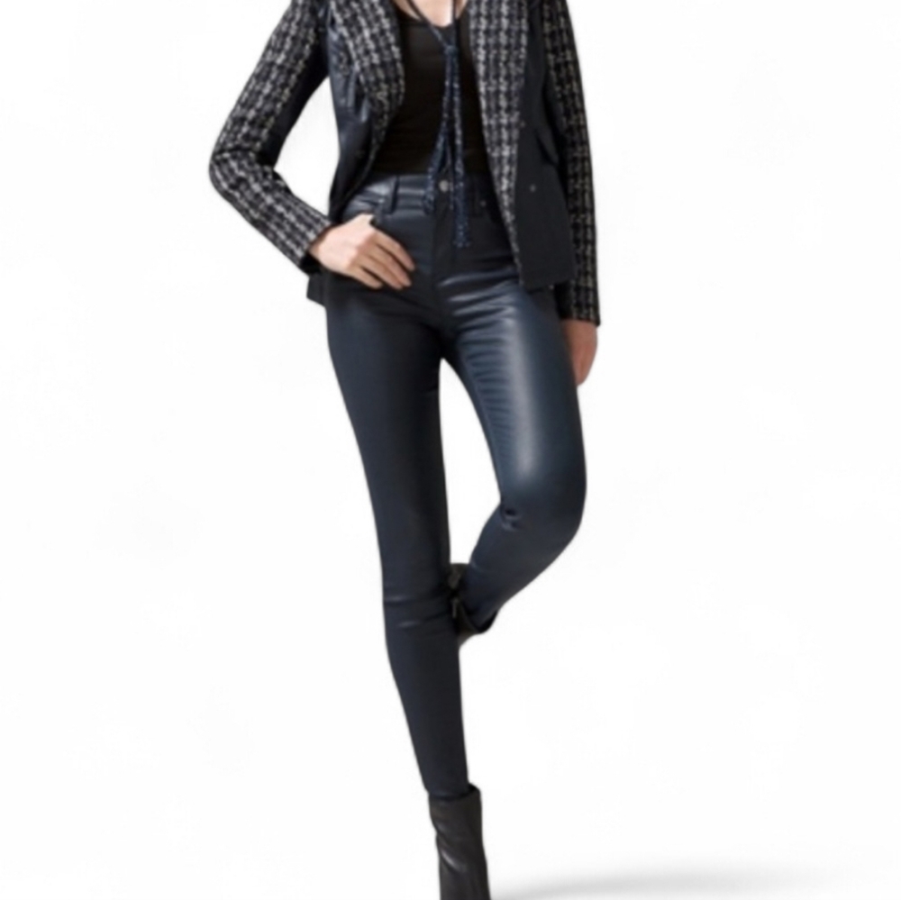 White House Black Market The Saint Honore Jeans Collection Coated Skinny Jeans